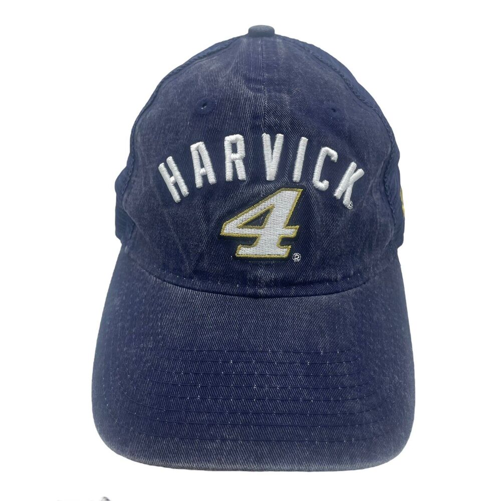 Kevin Harvick Cap Hat Mens Snapback Trucker #4 Racing Blue Nascar New Era